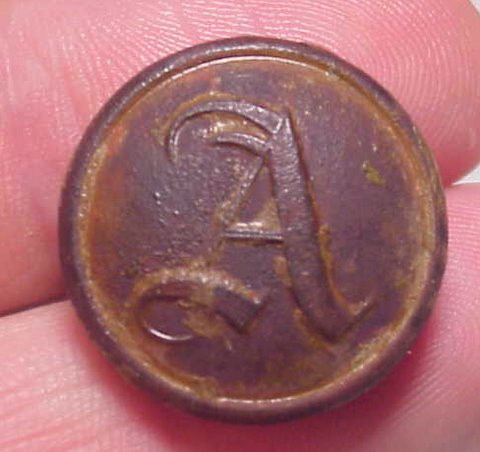Confederate script
"A" found on Oyster Creek near Arcola Sugar Mills.